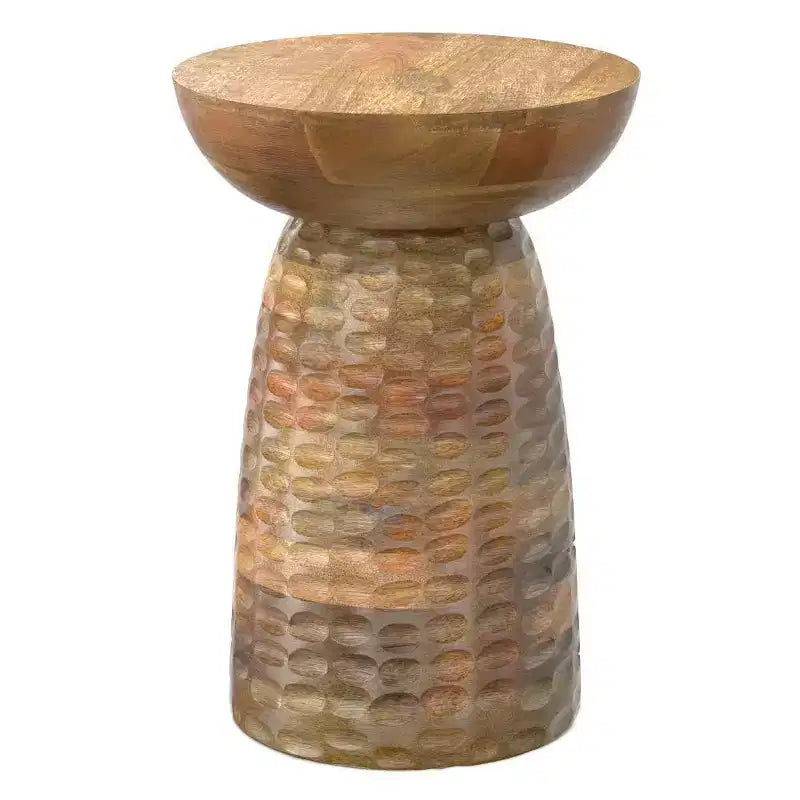 Willis Wooden Accent Table Natural - WyndenHall: Mid-Century Modern, Mango Wood, Scratch-Resistant