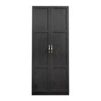 Mobile contenitore Sauder con 4 cassetti regolabili in legno nero