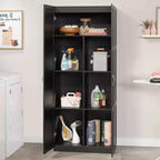Mobile contenitore Sauder con 4 cassetti regolabili in legno nero