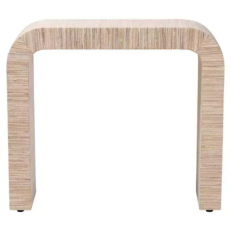 Consolle in erba intrecciata Yareli Bali & Pari Naturale/Oro