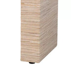 Consolle in erba intrecciata Yareli Bali & Pari Naturale/Oro