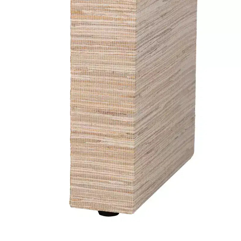 Consolle in erba intrecciata Yareli Bali & Pari Naturale/Oro