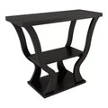 24/7 Shop At Home 39" Niccila Transitional Storage Console Table Espresso