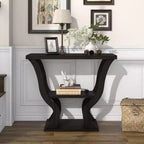 24/7 Shop At Home Tavolo console da salotto Niccila transizionale da 39" in espresso