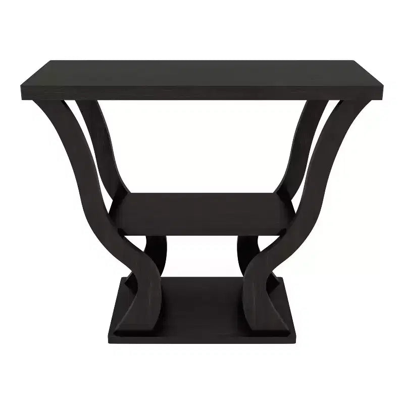 24/7 Shop At Home Tavolo console da salotto Niccila transizionale da 39" in espresso