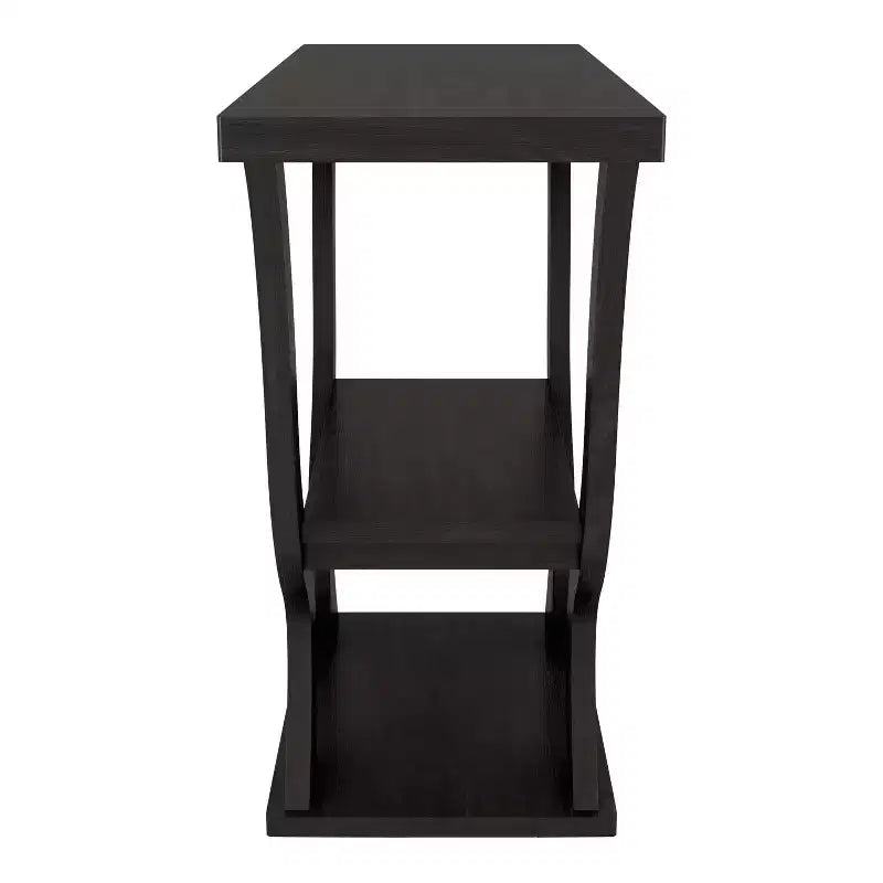 24/7 Shop At Home Tavolo console da salotto Niccila transizionale da 39" in espresso