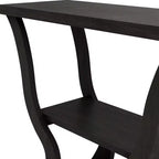 24/7 Shop At Home Tavolo console da salotto Niccila transizionale da 39" in espresso