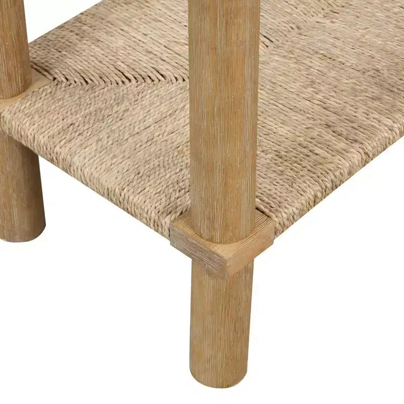 Nathan James Beacon Tavolo console in erba marina marrone chiaro