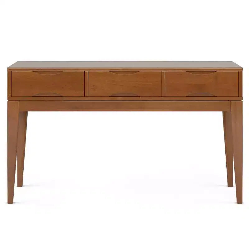 Tavolo Consolle Divano WyndenHall Pearson Marrone Teak