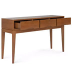 Tavolo Consolle Divano WyndenHall Pearson Marrone Teak