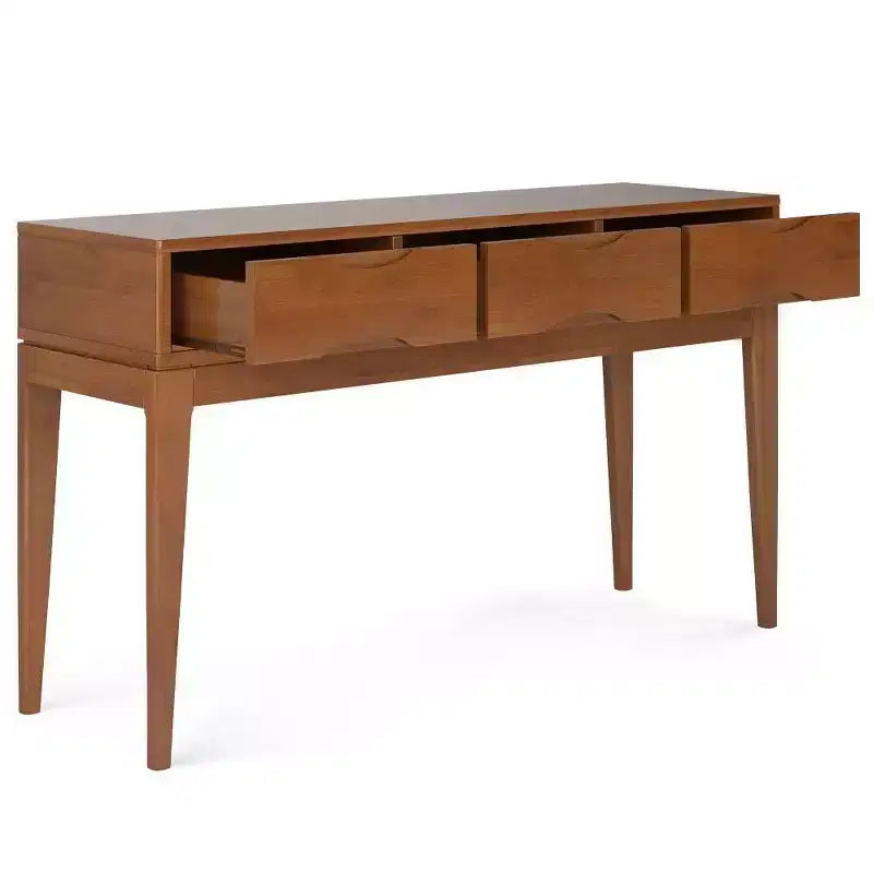 Tavolo Consolle Divano WyndenHall Pearson Marrone Teak