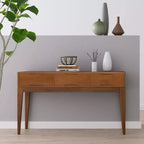 Tavolo Consolle Divano WyndenHall Pearson Marrone Teak