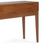 Tavolo Consolle Divano WyndenHall Pearson Marrone Teak
