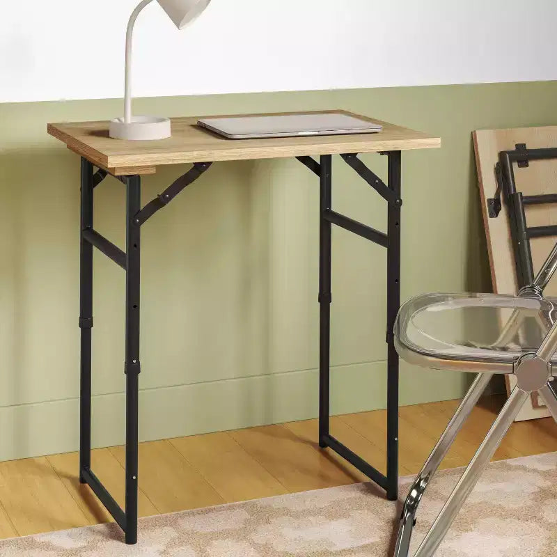 Tavolo pieghevole per dormitorio con altezza regolabile marrone - Room Essentials