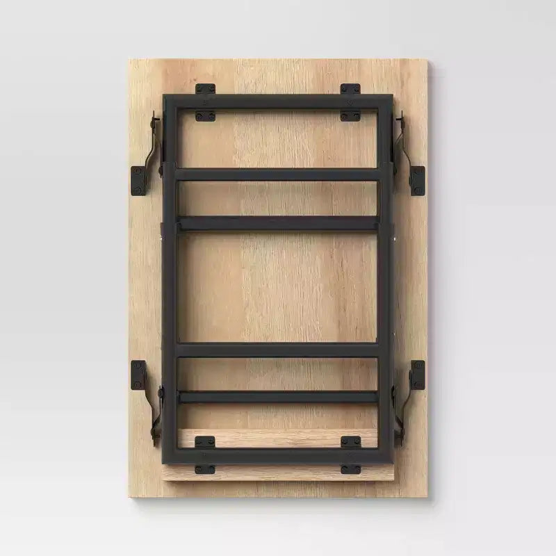 Tavolo pieghevole per dormitorio con altezza regolabile marrone - Room Essentials