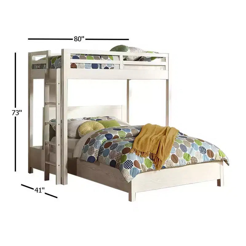 80" Twin Loft Bed Celerina with Study Area & Ladder - Acme Furniture