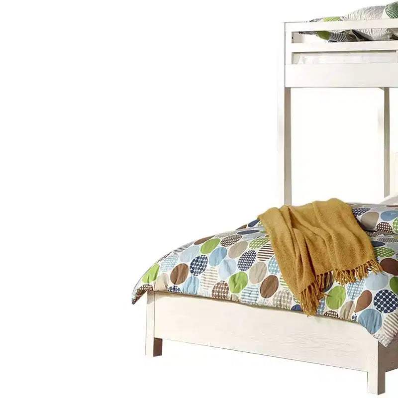 Letto a soppalco singolo da 80" Celerina con zona studio e scaletta - Acme Furniture