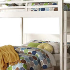 Letto a soppalco singolo da 80" Celerina con zona studio e scaletta - Acme Furniture