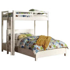 Letto a soppalco singolo da 80" Celerina con zona studio e scaletta - Acme Furniture