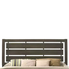 Letto Queen Ilana da 84" con finitura grigia - Acme Furniture: Rivestimento in tela, Struttura in legno, Garanzia di 60 giorni