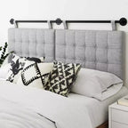 Nathan James King Testiera Imbottita da Parete Bouclé: Elegante Accessorio per Dormitorio, Facile da Pulire