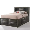 Acme Furniture King Ireland Bed Gray Oak