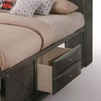Acme Furniture Letto King Ireland Quercia Grigia