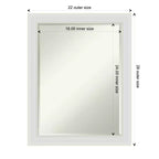Specchio da parete per bagno Amanti Art Flair Petite Bevel