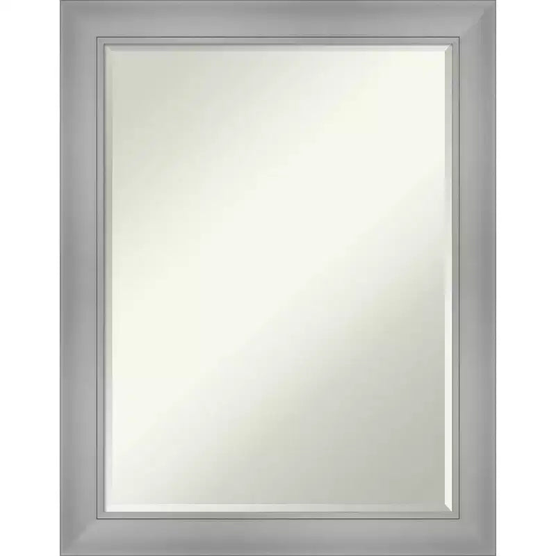 Amanti Art Flair Petite Bevel Bathroom Wall Mirror