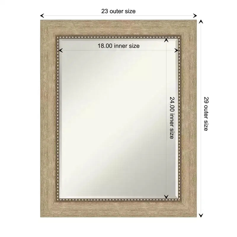 Specchio da Parete da Bagno Amanti Art Astor Petite Bevel