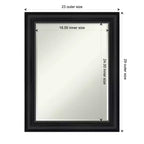 Specchio da Parete da Bagno Amanti Art Astor Petite Bevel
