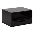 Kate and Laurel Hutton Floating Wall Shelf with Drawer