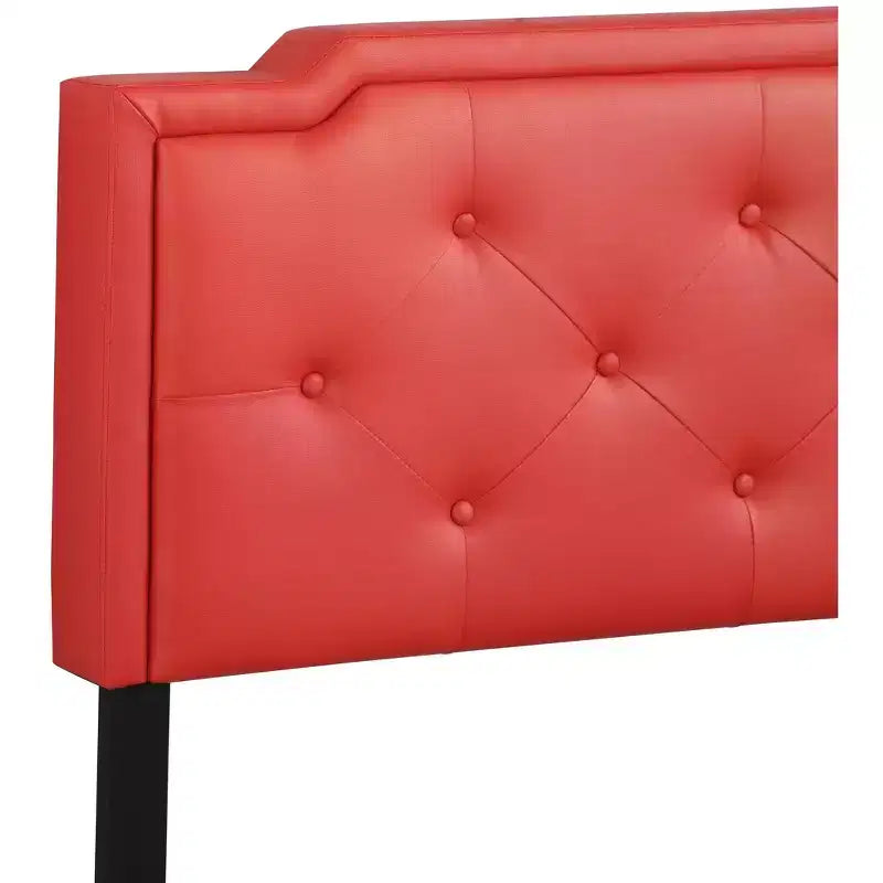 Passion Furniture Letto Queen Tufted Deb