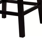Set 2 sgabelli da bancone girevoli Theron in similpelle e legno - Baxton Studio