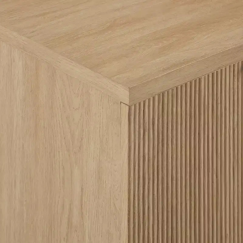 Madia moderna a 2 ante con scanalature - Saracina Home