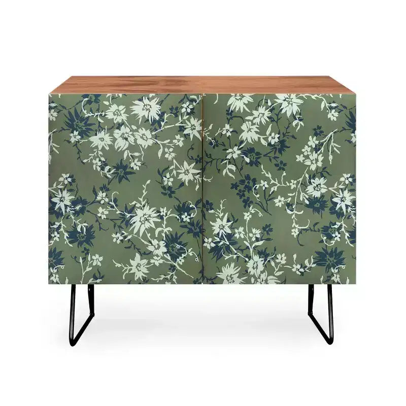 Wagner Campelo Florada Walnut Credenza - Deny Designs