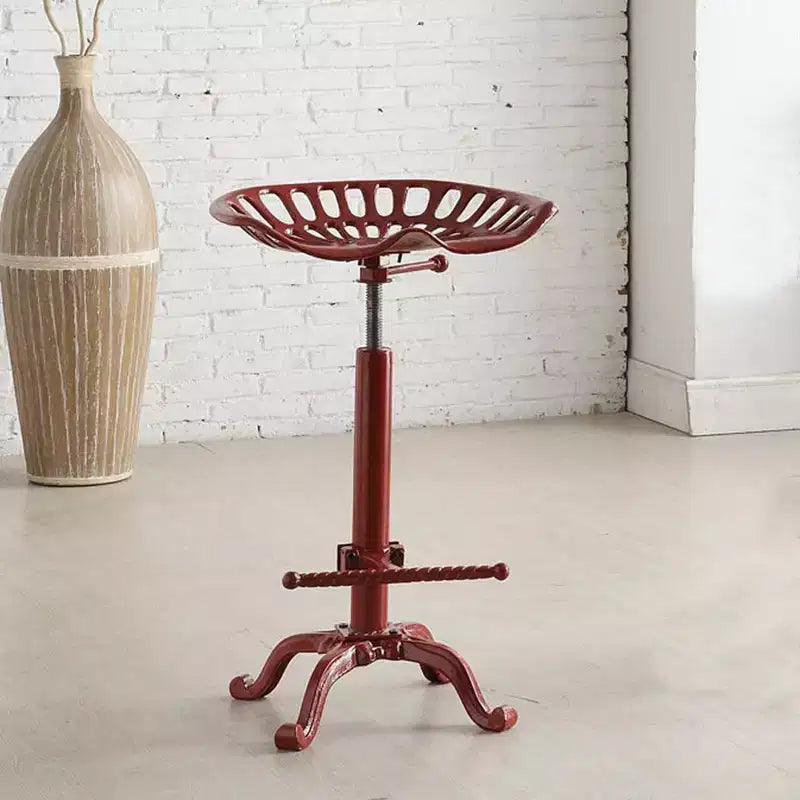 Sgabello da bar Carolina Living Adjustable Tractor Seat ad altezza bancone