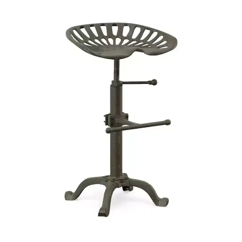 Sgabello da bar Carolina Living Adjustable Tractor Seat ad altezza bancone