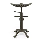 Sgabello da bar Carolina Living Adjustable Tractor Seat ad altezza bancone