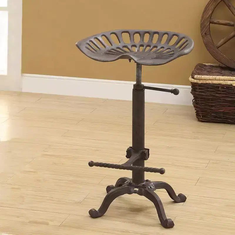Sgabello da bar Carolina Living Adjustable Tractor Seat ad altezza bancone