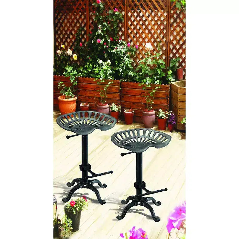 Sgabello da bar Carolina Living Adjustable Tractor Seat ad altezza bancone