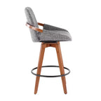 Sgabello da bar ad altezza bancone Cosmo Mid-Century Modern - LumiSource