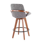 Sgabello da bar ad altezza bancone Cosmo Mid-Century Modern - LumiSource