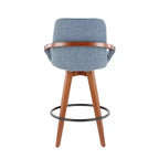 Sgabello da bar ad altezza bancone Cosmo Mid-Century Modern - LumiSource