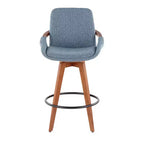 Sgabello da bar ad altezza bancone Cosmo Mid-Century Modern - LumiSource