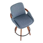 Sgabello da bar ad altezza bancone Cosmo Mid-Century Modern - LumiSource