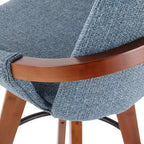 Sgabello da bar ad altezza bancone Cosmo Mid-Century Modern - LumiSource