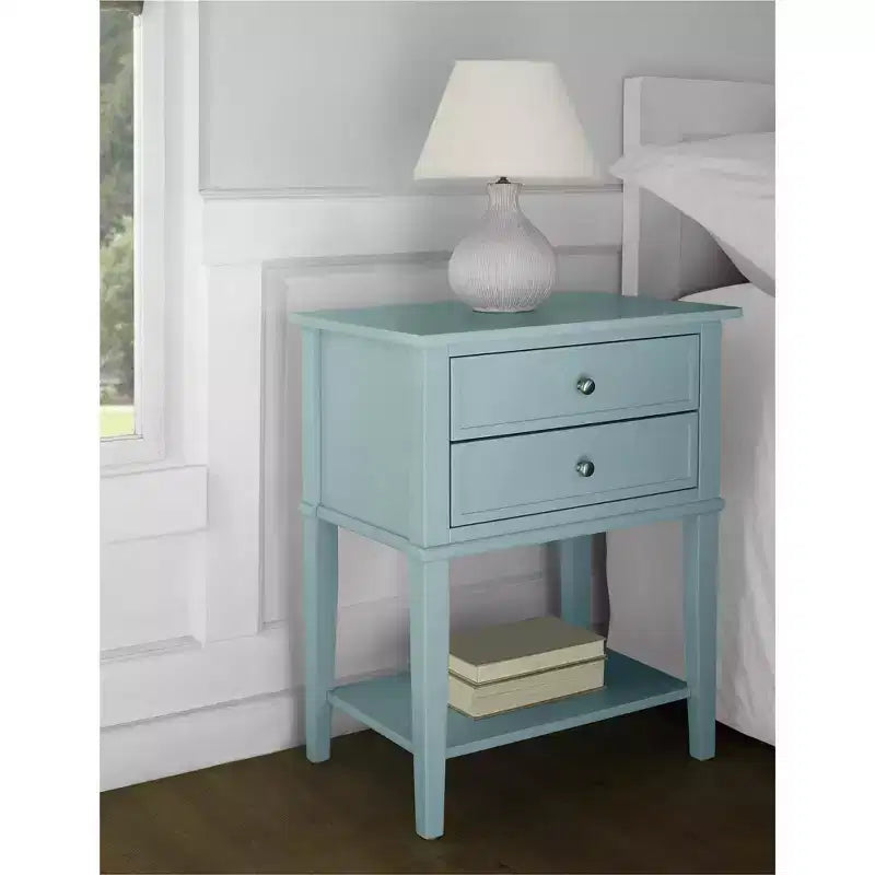 Ameriwood Home Franklin Comodino con 2 cassetti e ripiano inferiore