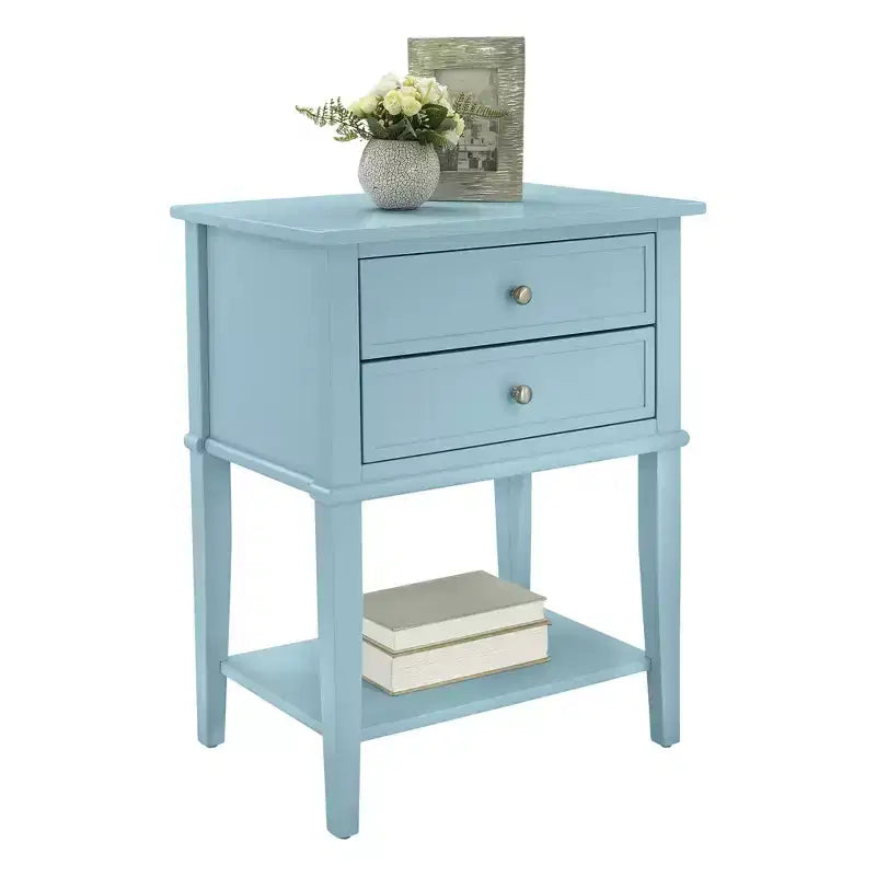 Ameriwood Home Franklin Comodino con 2 cassetti e ripiano inferiore