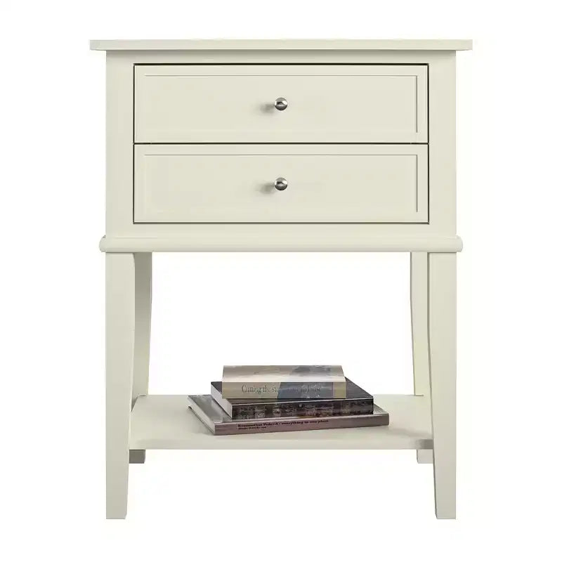 Ameriwood Home Franklin Comodino con 2 cassetti e ripiano inferiore